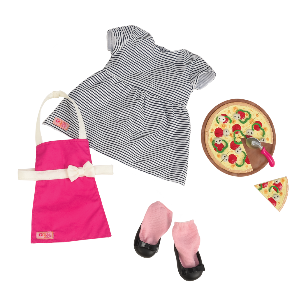 Our Generation Isa 18" Posable Cooking Doll with Storybook & Outfit