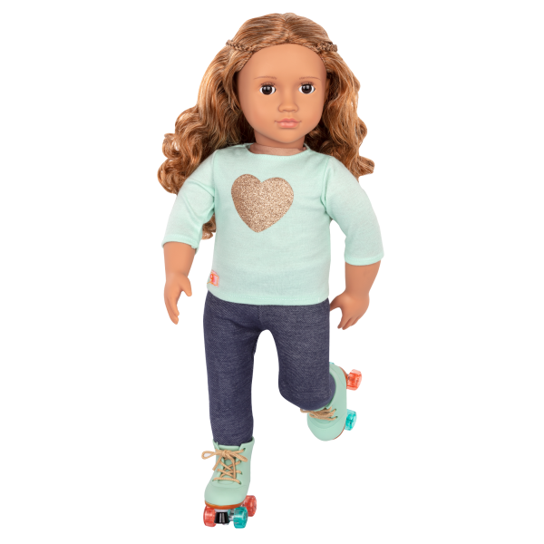 Our Generation Isa 18" Posable Cooking Doll with Storybook & Outfit