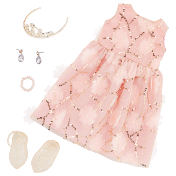 Our Generation Anissa 18" Doll with Tiara & Floral Gown