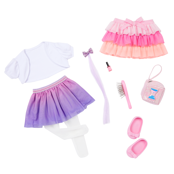 Our Generation Thea 18" Fashion Doll Fashion Starter Kit in Gift Box with Mix & Match Outfits & Accessories