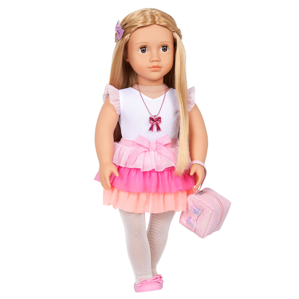 Our Generation Thea 18" Fashion Doll Fashion Starter Kit in Gift Box with Mix & Match Outfits & Accessories
