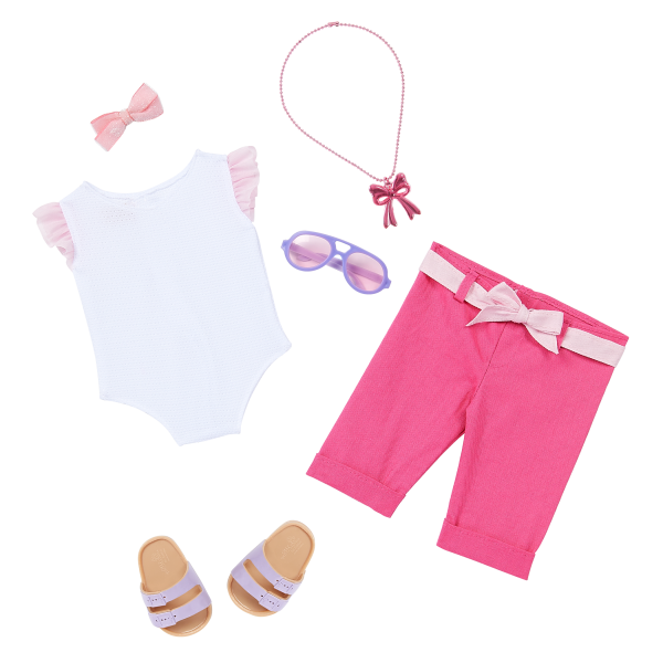 Our Generation Thea 18" Fashion Doll Fashion Starter Kit in Gift Box with Mix & Match Outfits & Accessories