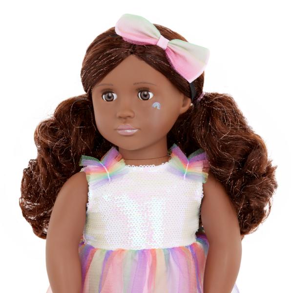 Our Generation Revery 18" Fashion Doll with Rainbow Dress