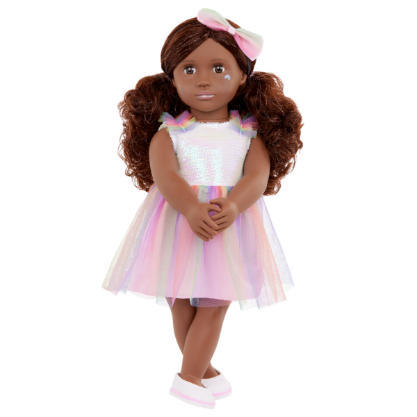 Our Generation Revery 18" Fashion Doll with Rainbow Dress