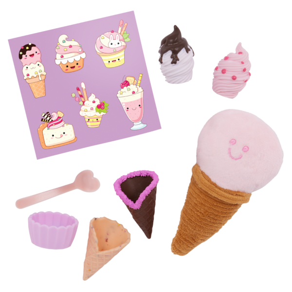 Our Generation Andy 18'' Doll & Ice Cream Accessories Set