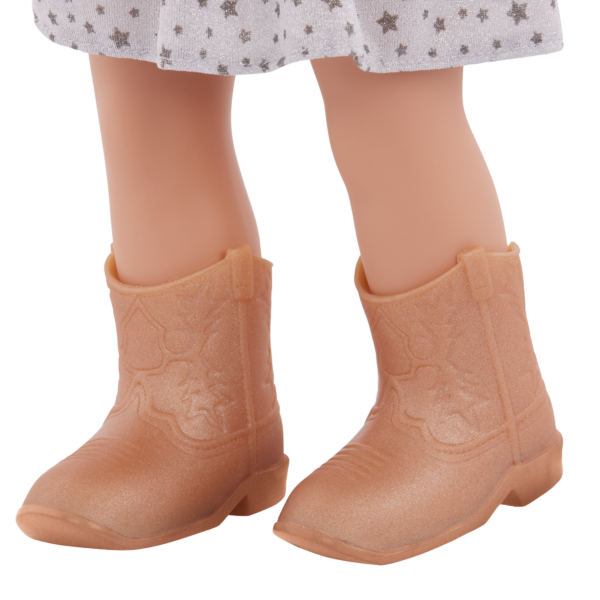 Our Generation Abigale 18'' Fashion Doll Brim Hat & Country Outfit with Sweater Charms