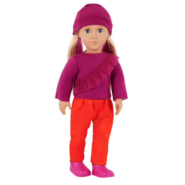 Our Generation Shay 18" Fashion Doll in Color Block Outfit