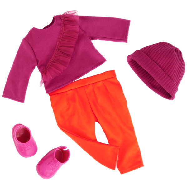 Our Generation Shay 18" Fashion Doll in Color Block Outfit