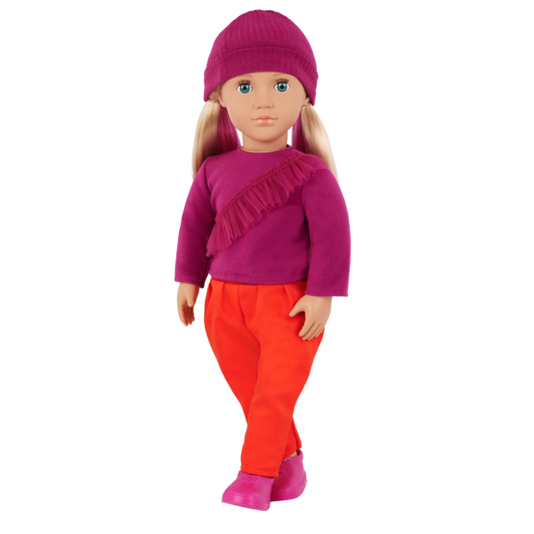 Our Generation Shay 18" Fashion Doll in Color Block Outfit