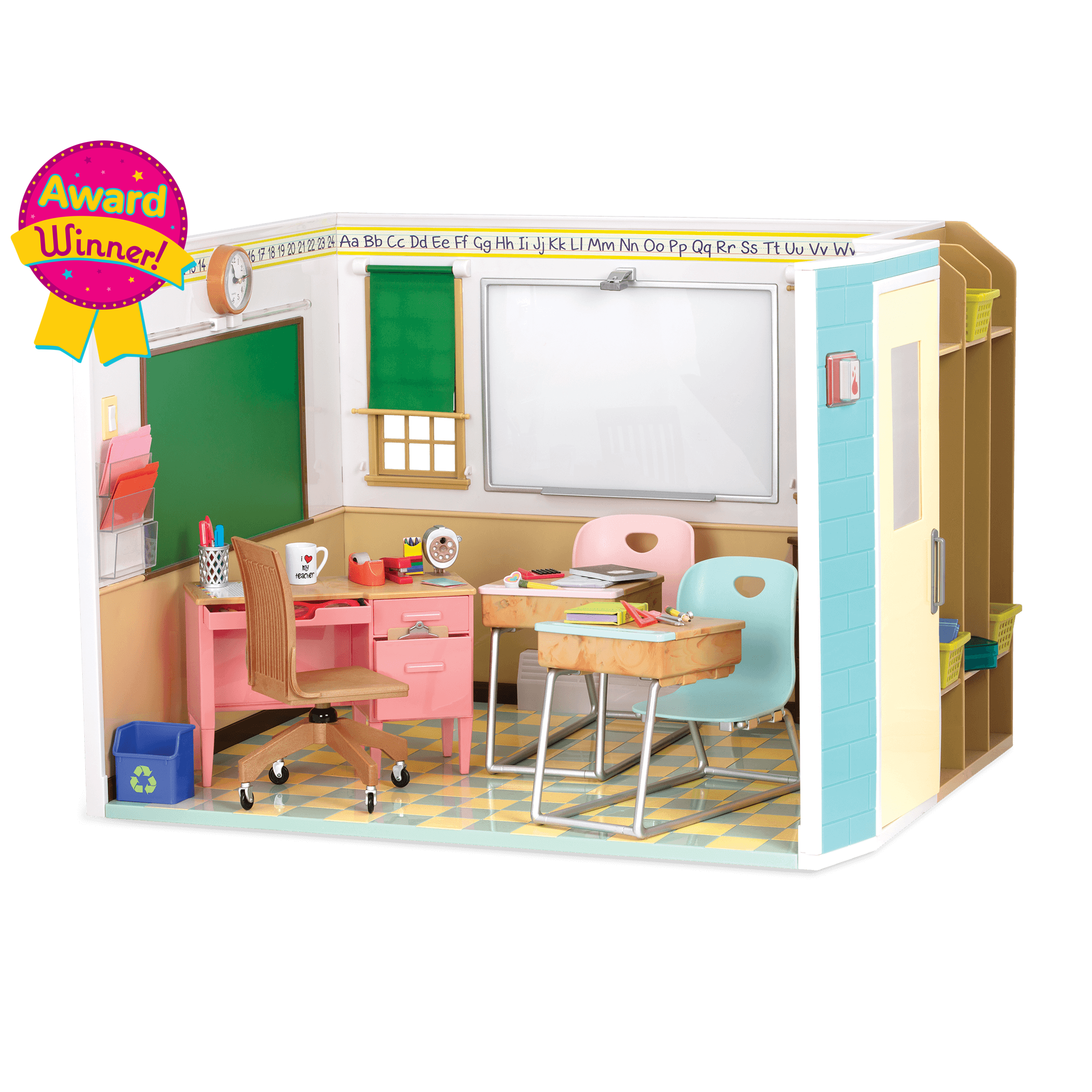 Our Generation Playset Awesome Academy School Room for 18 Dolls