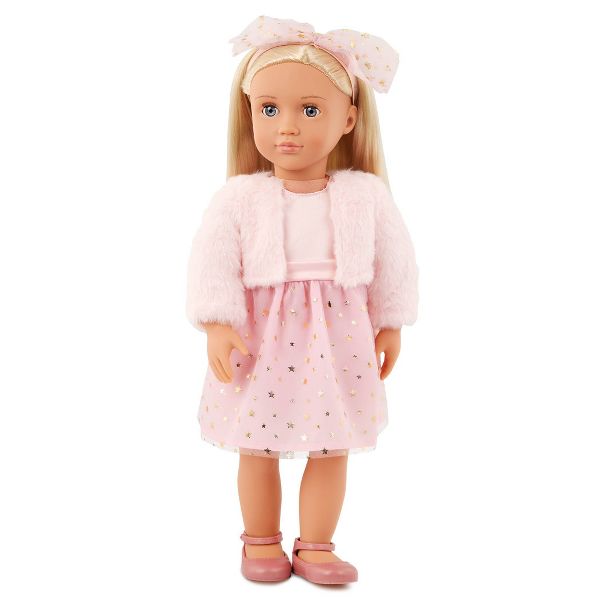 Our Generation Miranda 18" Fashion Doll in Pink Dress