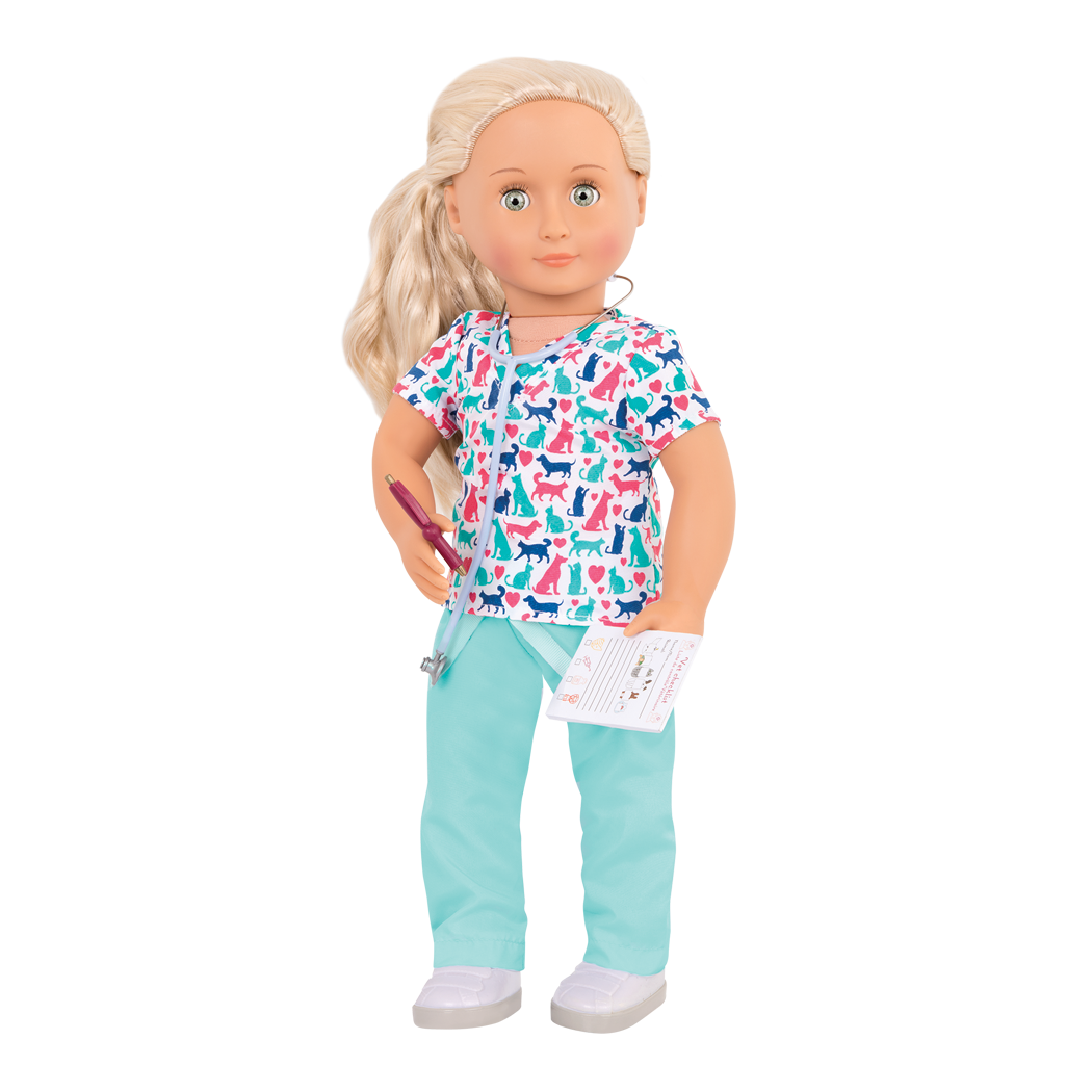 Our Generation Accessory - Healthy Paws Pet Care Vet Outfit for 18" Dolls