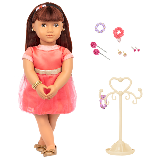 Our Generation Adelita 18" Jewelry Doll with Pierced Ears