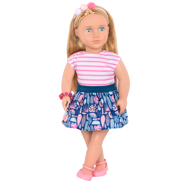 Our Generation Alessia 18" Doll with Jewelry & Pierced Ears