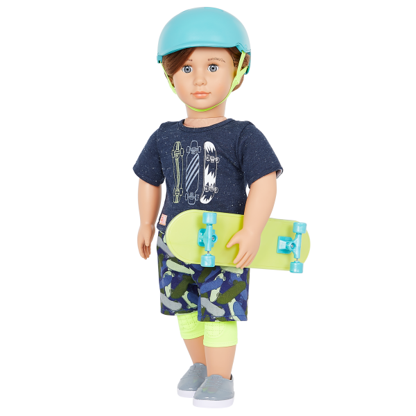 Our Generation Theodore 18" Skateboarder Boy Doll