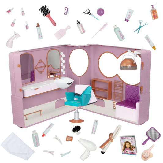 Our Generation Playset - Hair Salon on Wheels for 18" Dolls