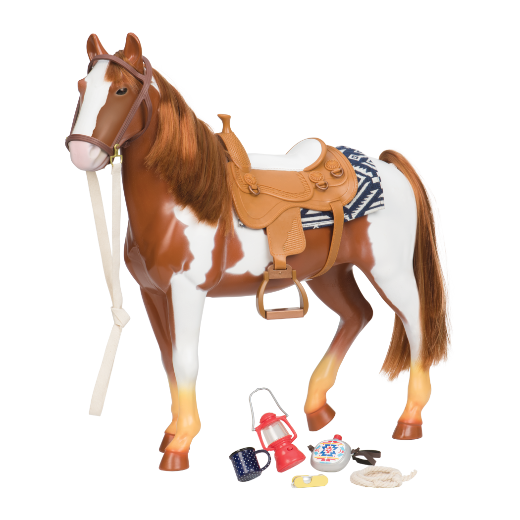 Our Generation 20" Pinto Horse set for 18" Dolls