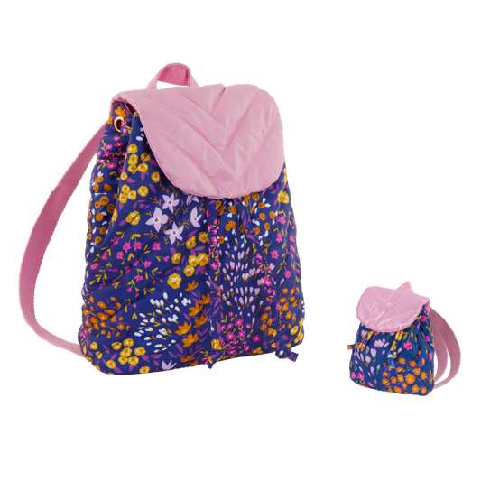 Our Generation Accessory - Me & You Matching Floral Backpacks Set for 18" Dolls