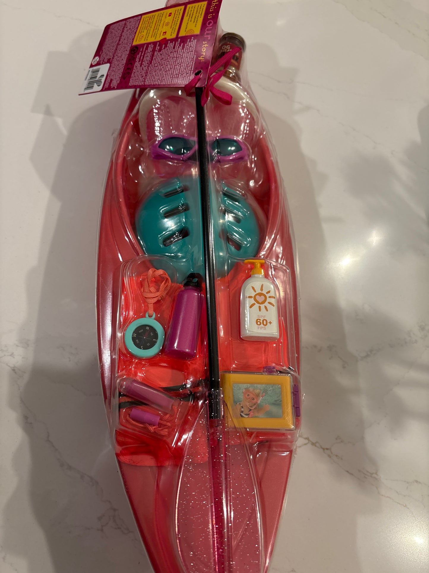 Our Generation Accessory - Kayak Adventure Sports Set for 18" Dolls