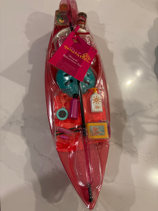 Our Generation Accessory - Kayak Adventure Sports Set for 18" Dolls