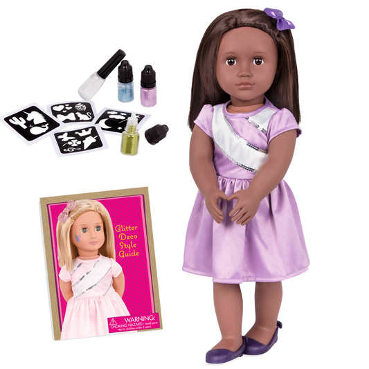 Our Generation 18" Glitter Tattoo Doll - Shyanne