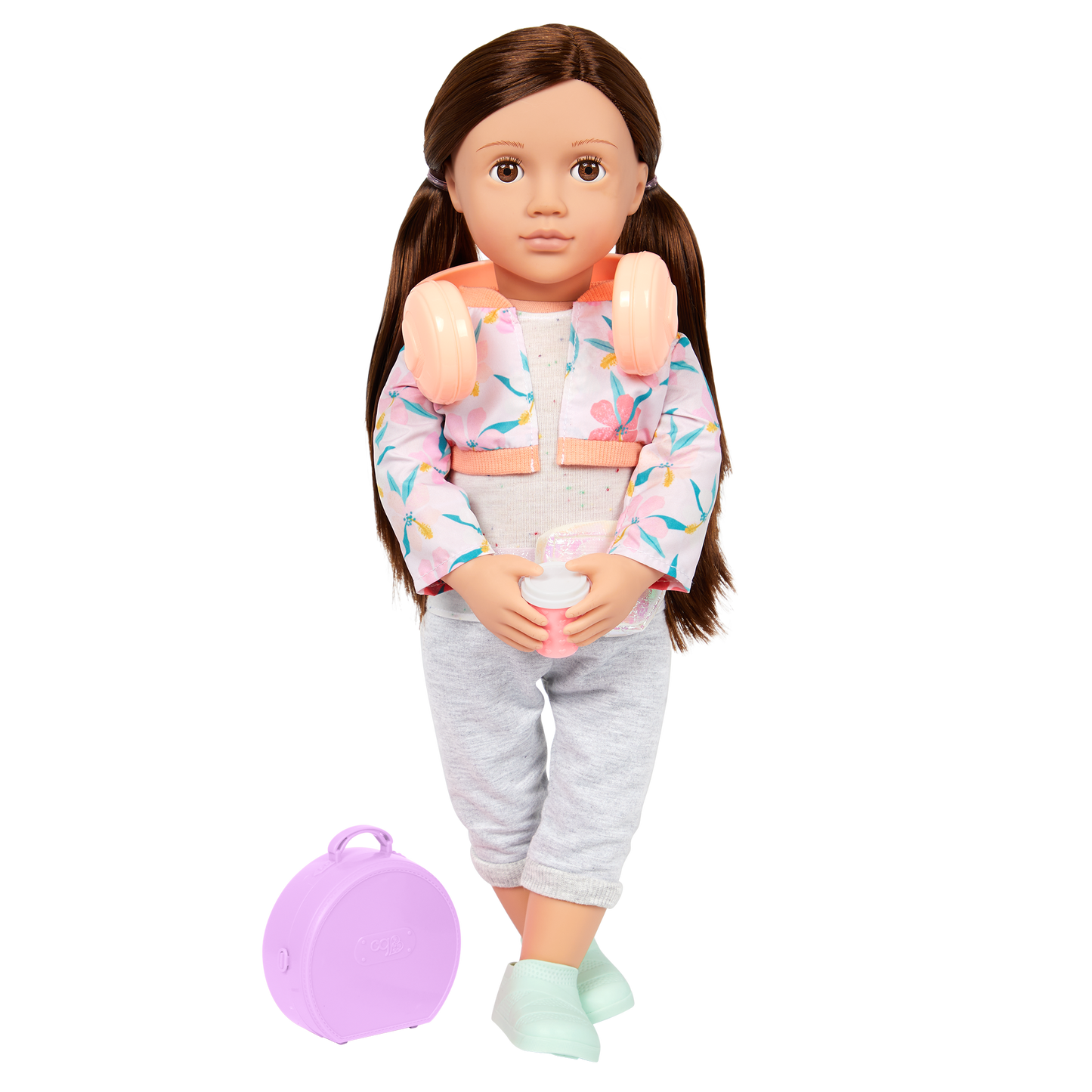 Our Generation Reese 18" Posable Travel Doll & Storybook