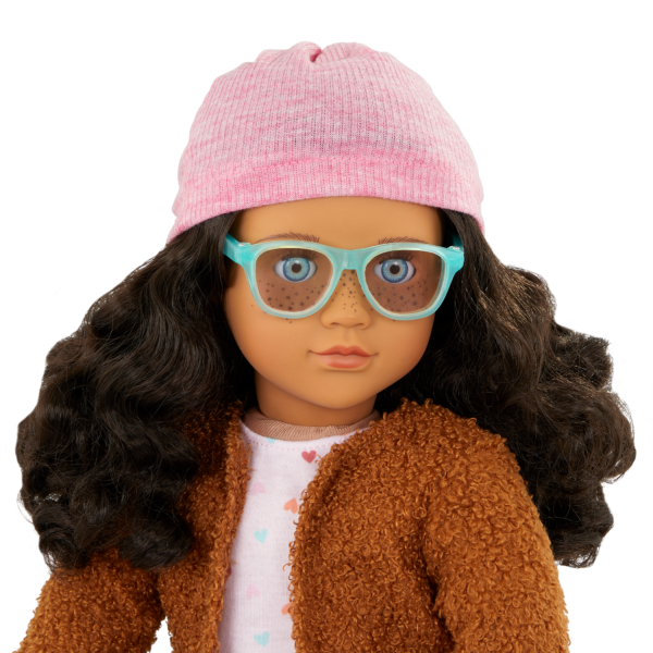 Our Generation Lisandra & Rolling Luggage 18" Travel Doll