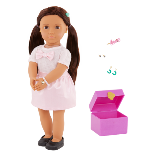 Our Generation Cristina 18" Jewelry Doll