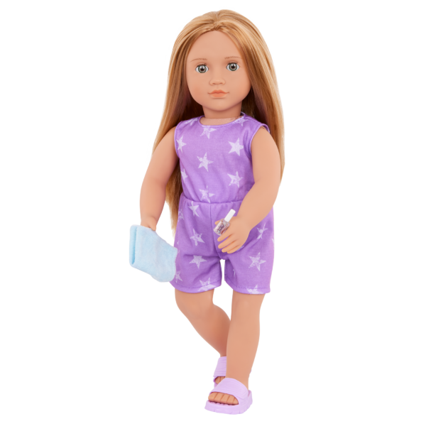 Our Generation Serafina 18" Posable Spa Doll & Storybook Set