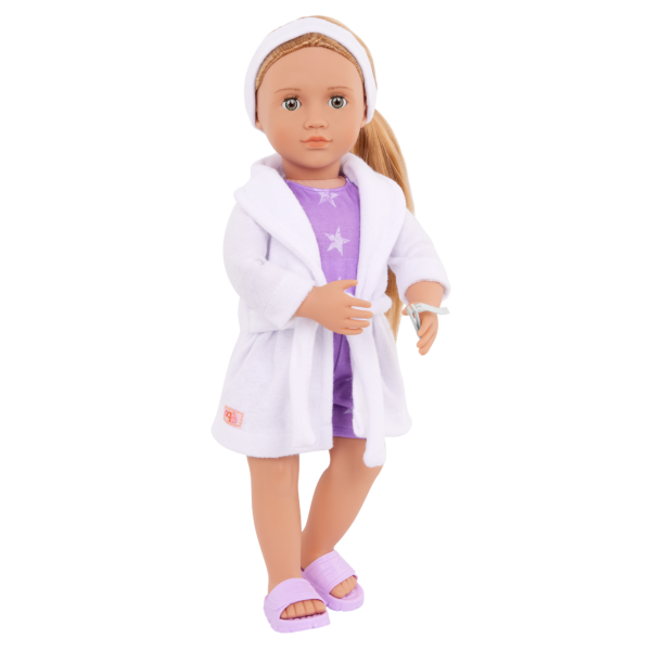 Our Generation Serafina 18" Posable Spa Doll & Storybook Set