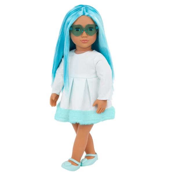 Our Generation Capri 18" Fashion Doll with Bubblegum Blue Hair