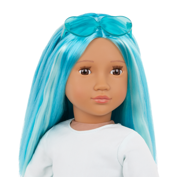 Our Generation Capri 18" Fashion Doll with Bubblegum Blue Hair