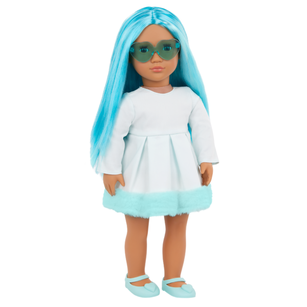 Our Generation Capri 18" Fashion Doll with Bubblegum Blue Hair