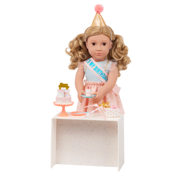 Our Generation Romy 18" Birthday Party Doll & Accessories Set