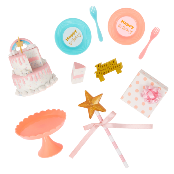 Our Generation Romy 18" Birthday Party Doll & Accessories Set