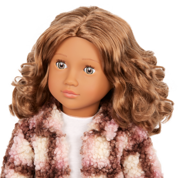 Our Generation Ana 18" Fashion Doll in Faux Shearling Jacket