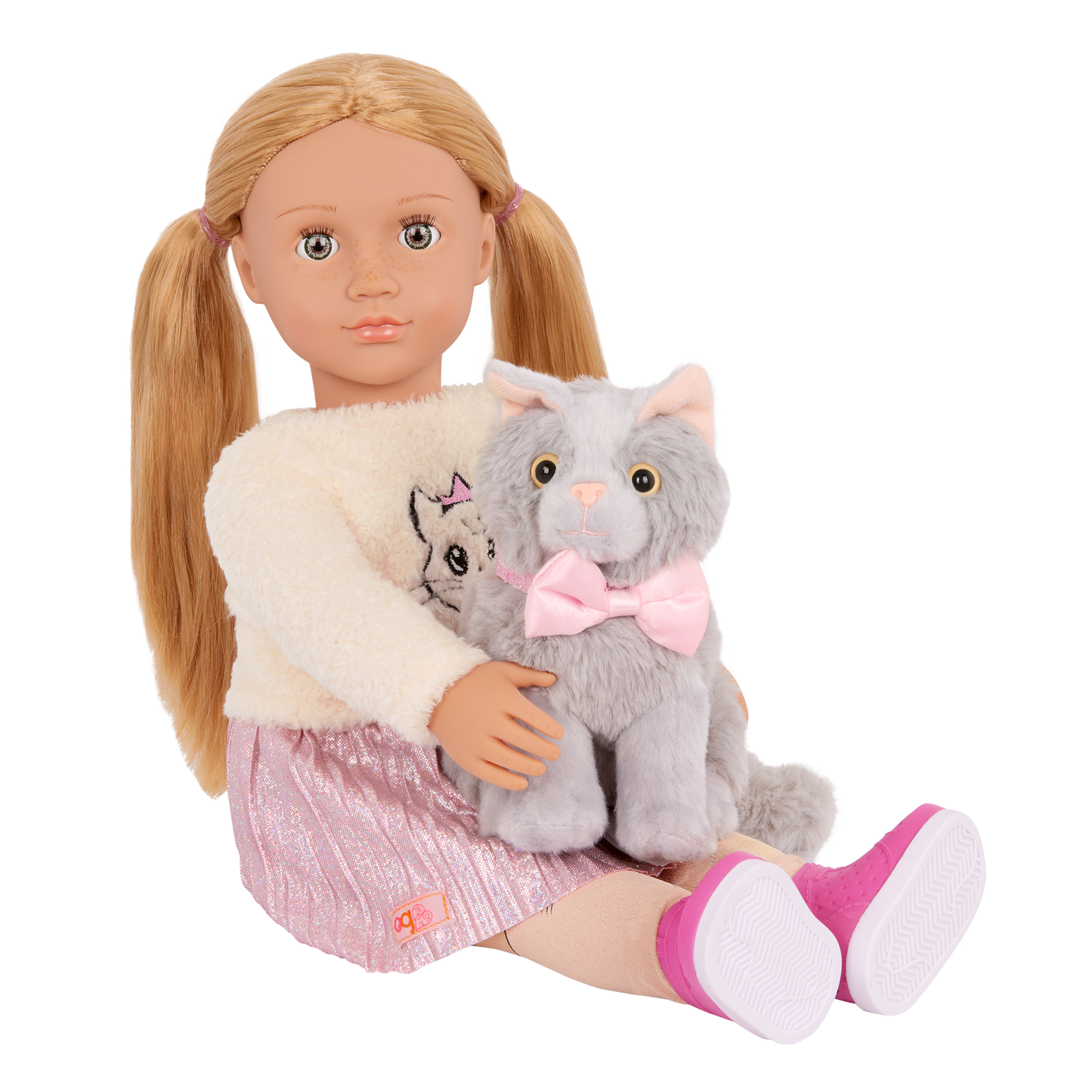 Our Generation Sheela & Sammy 18'' Pet and Kitten Doll