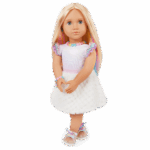 Our Generation Mariana 18" Doll with Rainbow Jewelry Accessories Set