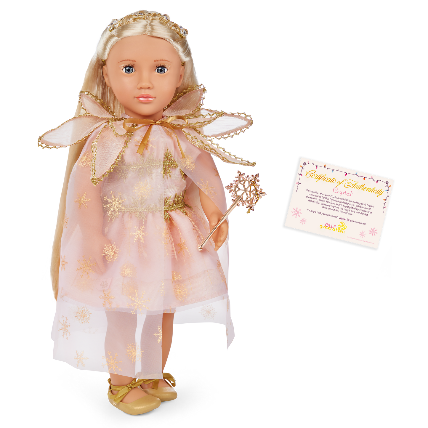 Our Generation Crystal 18" Limited-Edition Holiday Collectible Doll