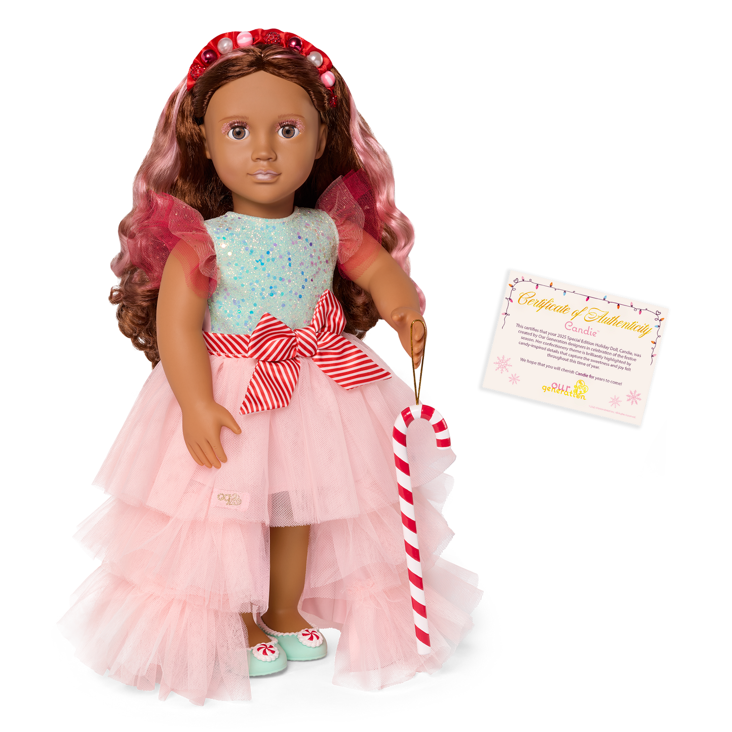 Our Generation Candie 18" Limited-Edition Holiday Collectible Doll