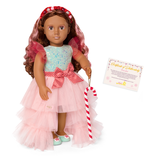 Our Generation Candie 18" Limited-Edition Holiday Collectible Doll