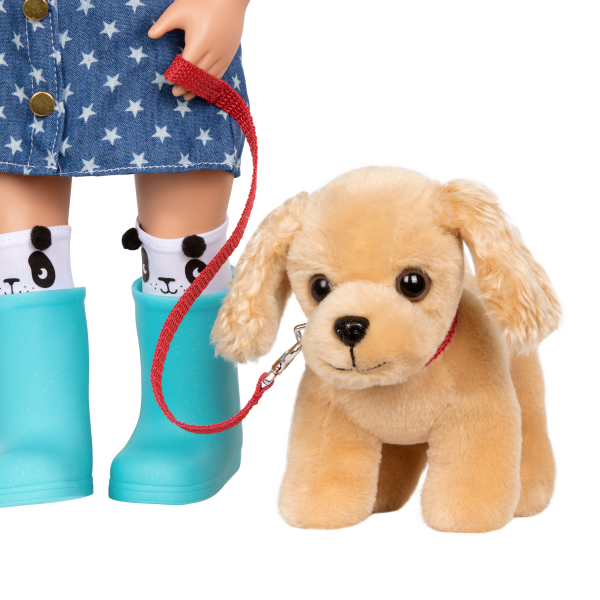 Our Generation Hop In Dog Carrier & Pet Plush Puppy for 18" Dolls