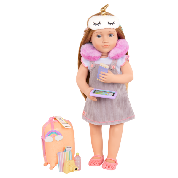 Our Generation Accessory - Over the Rainbow Luggage Set for 18" Dolls