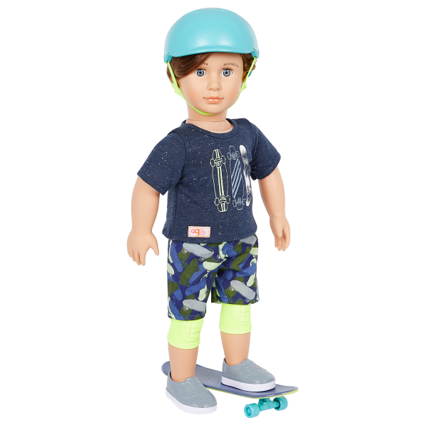 Our Generation Theodore 18" Skateboarder Boy Doll
