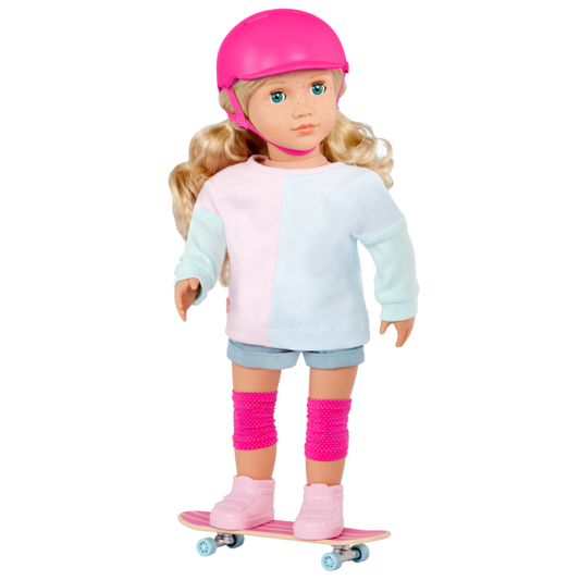 Our Generation Yanika 18" Skateboarder Doll