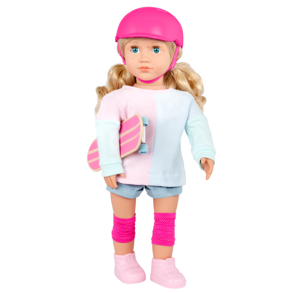 Our Generation Yanika 18" Skateboarder Doll