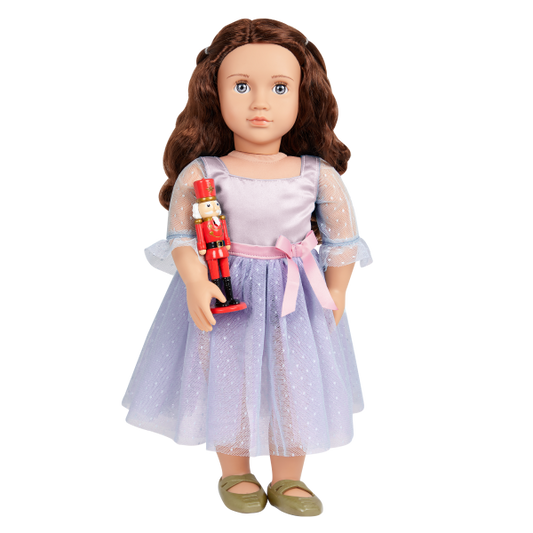 Our Generation Clara 18" Ballerina Doll with Mini Nutcracker