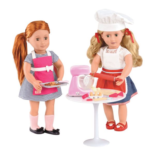 Our Generation Accessory - Master Baker Set with Working Mixer