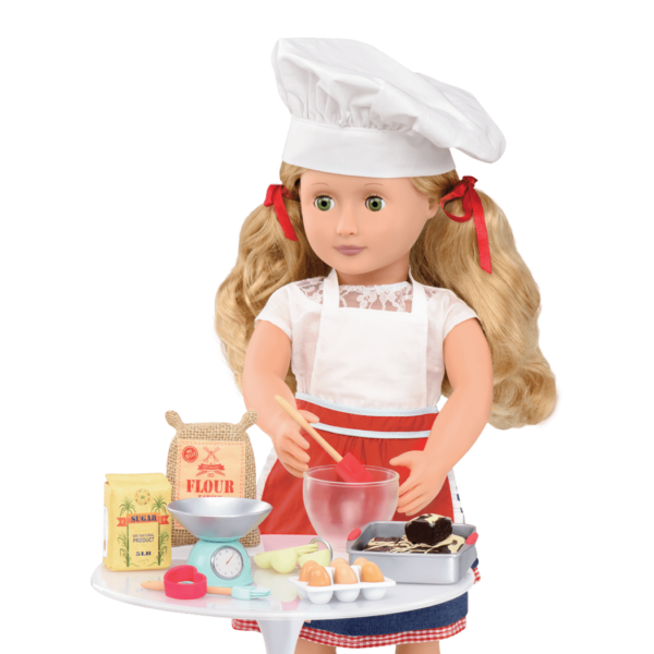 Our Generation Accessory - Master Baker Set with Working Mixer