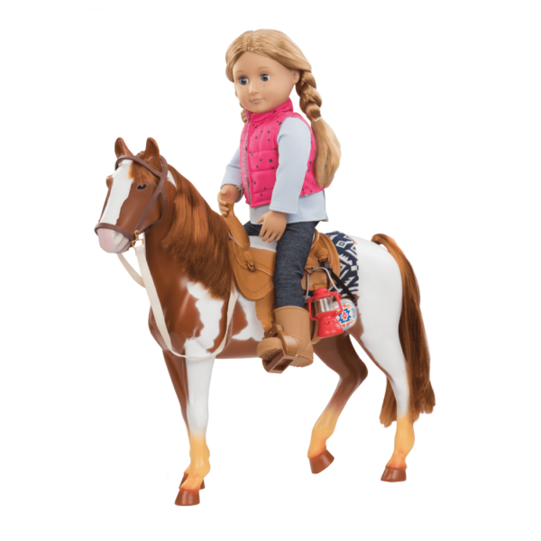 Our Generation 20" Pinto Horse set for 18" Dolls